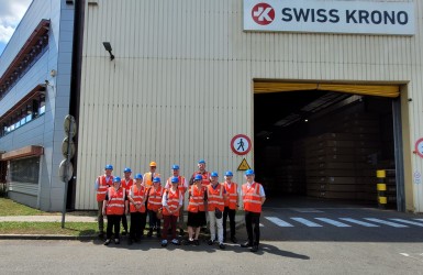Swiss Krono a accueilli la commission Panneaux de LCB
