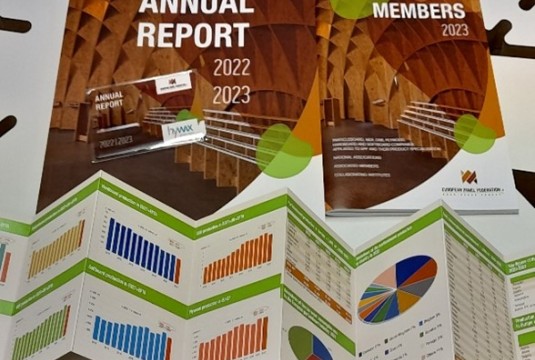 La fédération européenne des panneaux à base de bois a publié son rapport annuel 2022-2023