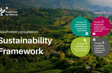 Preferred by Nature lance une consultation publique sur son nouveau Sustainability Framework