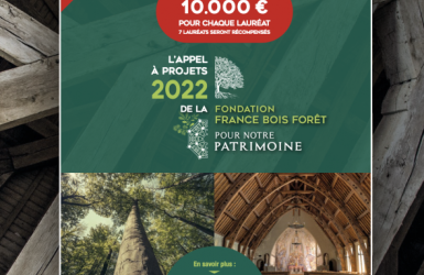 La fondation France Bois Foret pour notre patrimoine lance son appel à projets pour aider les chantiers de restauration